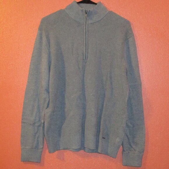 MICHAEL Michael Kors Woman Large Gray Zip Front Long Sleeve Shirt - Picture 1 of 7